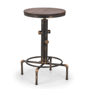 Rockport Elm Wood Top Pipe Work Bar Table by Lavishway | Bar Tables-60954