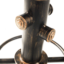 Rockport Elm Wood Seat Pipe Work Bar Stool by Lavishway | Bar Stools-60949