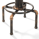 Rockport Elm Wood Seat Pipe Work Bar Stool by Lavishway | Bar Stools-60947