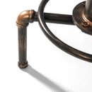 Rockport Elm Wood Seat Pipe Work Bar Stool by Lavishway | Bar Stools-60948