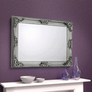Rococo Pewter Finish Wall Mirror by Lavishway | Wall Mirrors-60927