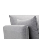 Rohe Platinum Fabric 2 Seater Sofa by Lavishway | Fabric Sofas-60925