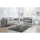Rohe Platinum Fabric 2 Seater Sofa by Lavishway | Fabric Sofas-60926