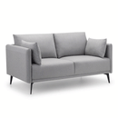 Rohe Platinum Fabric 2 Seater Sofa by Lavishway | Fabric Sofas-60922