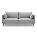 Rohe Platinum Fabric 3 Seater Sofa by Lavishway | Fabric Sofas-60911