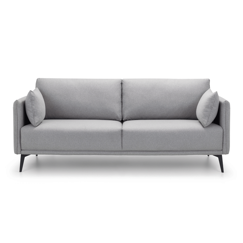 Rohe Platinum Fabric 3 Seater Sofa by Lavishway | Fabric Sofas-60911