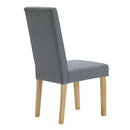 Modern Roma Fabric Dining Chair Set of 2 by Lavishway | Dining Chairs-35238