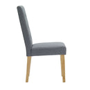 Modern Roma Fabric Dining Chair Set of 2 by Lavishway | Dining Chairs-35242