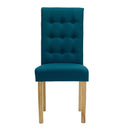 Modern Roma Fabric Dining Chair Set of 2 by Lavishway | Dining Chairs-35232