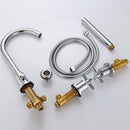 Roman Style Chrome Bathroom Tap & hand Shower by Lavishway | Bathtub Faucets-49527