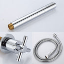 Roman Style Chrome Bathroom Tap & hand Shower by Lavishway | Bathtub Faucets-49528