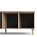 Rome Black & Oak Sliding Top Coffee Table