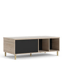 Rome Black & Oak Sliding Top Coffee Table