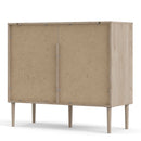 Rome Oak & White 2 Sliding Doors Sideboard