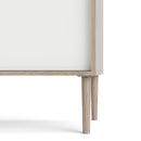 Rome Oak & White 2 Sliding Doors Sideboard