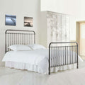 Rose Metal Nickel Finish Bed Frame by Lavishway | Metal Beds-26973
