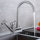 Swivel Rotatable Spout Kitchen Tap With Gun Spray by Lavishway | Kitchen Faucets-48536
