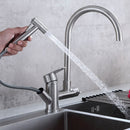 Swivel Rotatable Spout Kitchen Tap With Gun Spray by Lavishway | Kitchen Faucets-48537