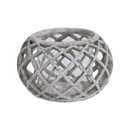 Lattice Pattern Ceramic Hurricane Lantern by Lavishway | Candle Holders-50774