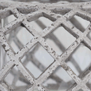 Lattice Pattern Ceramic Hurricane Lantern by Lavishway | Candle Holders-50776