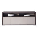 Rowan White High Gloss 4 Doors Sideboard by Lavishway | Sideboards-23035