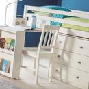 Roxy Pine Sleepstation With Pull Out Desk by Lavishway | Wooden Beds-61001