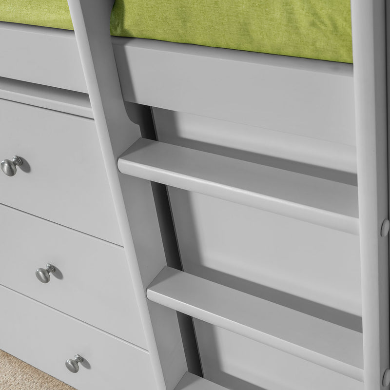 Roxy Pine Sleepstation With Pull Out Desk by Lavishway | Wooden Beds-61005