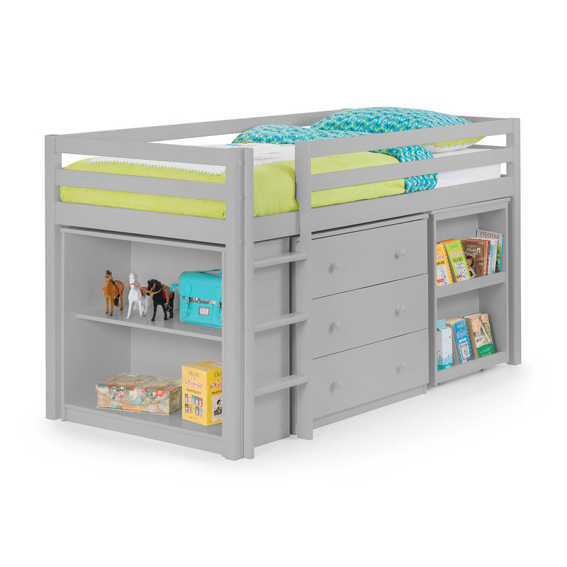 Roxy Pine Sleepstation With Pull Out Desk by Lavishway | Wooden Beds-61000