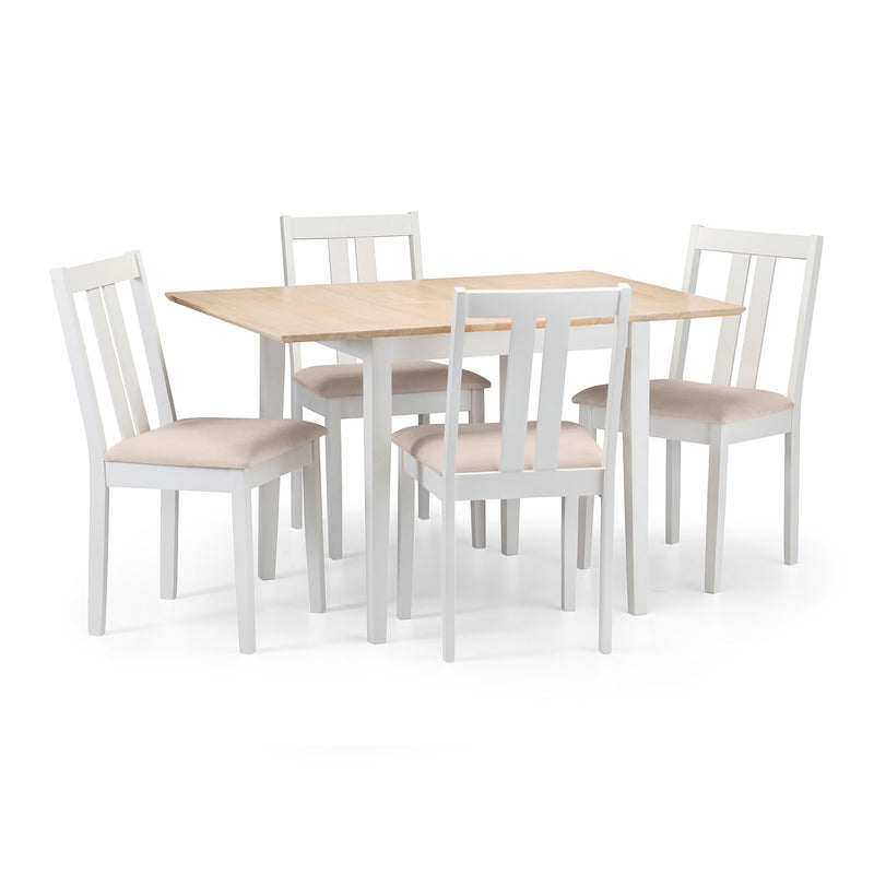 Rufford Ivory Finish Extendable Dining Table by Lavishway | Dining Tables-60973