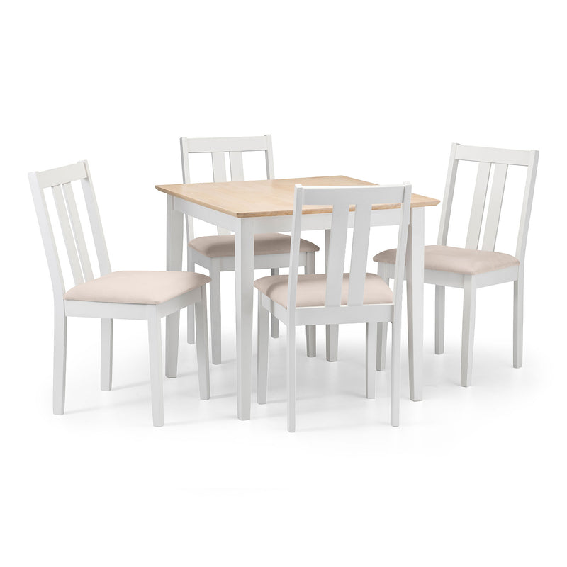Rufford Ivory Finish Extendable Dining Table by Lavishway | Dining Tables-60972