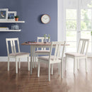 Rufford Ivory Finish Extendable Dining Table by Lavishway | Dining Tables-60968