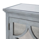 Russell Grey Painted 2 Doors Chest by Lavishway | Chest Of Drawers-24087