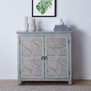 Russell Grey Painted 2 Doors Chest by Lavishway | Chest Of Drawers-24080