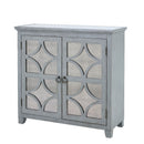 Russell Grey Painted Chest & Wall Mirror by Lavishway | Wall Mirrors-24016