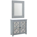 Russell Grey Painted Chest & Wall Mirror by Lavishway | Wall Mirrors-24010