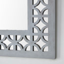 Russell Grey Painted Chest & Wall Mirror by Lavishway | Wall Mirrors-24018
