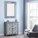 Russell Grey Painted Chest & Wall Mirror by Lavishway | Wall Mirrors-24007