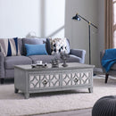 Russell Grey Painted 2 Drawers Coffee Table by Lavishway | Coffee Tables-23989