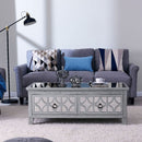 Russell Grey Painted 2 Drawers Coffee Table by Lavishway | Coffee Tables-23990