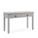 Russell Grey Painted 2 Drawers Console Table by Lavishway | Hallway Console Table-23969