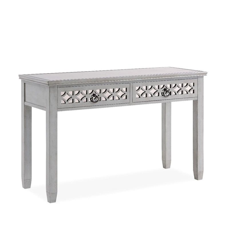 Russell Grey Painted 2 Drawers Console Table by Lavishway | Hallway Console Table-23969
