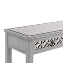 Russell Grey Painted 2 Drawers Console Table by Lavishway | Hallway Console Table-23974