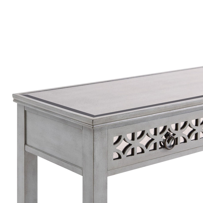 Russell Grey Painted 2 Drawers Console Table by Lavishway | Hallway Console Table-23974