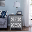 Russell Grey Painted 2 Drawers Side Table by Lavishway | Side Tables-24058