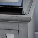 Russell Grey Painted 2 Drawers Side Table by Lavishway | Side Tables-24064