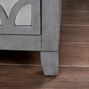 Russell Grey Painted 2 Drawers Side Table by Lavishway | Side Tables-24066