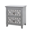 Russell Grey Painted 2 Drawers Side Table by Lavishway | Side Tables-24060