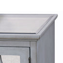 Russell Grey Painted 4 Doors Wooden Sideboard by Lavishway | Sideboards-24051