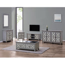 Russell Grey Painted 4 Doors Wooden Sideboard by Lavishway | Sideboards-24057