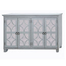 Russell Grey Painted 4 Doors Wooden Sideboard by Lavishway | Sideboards-24049
